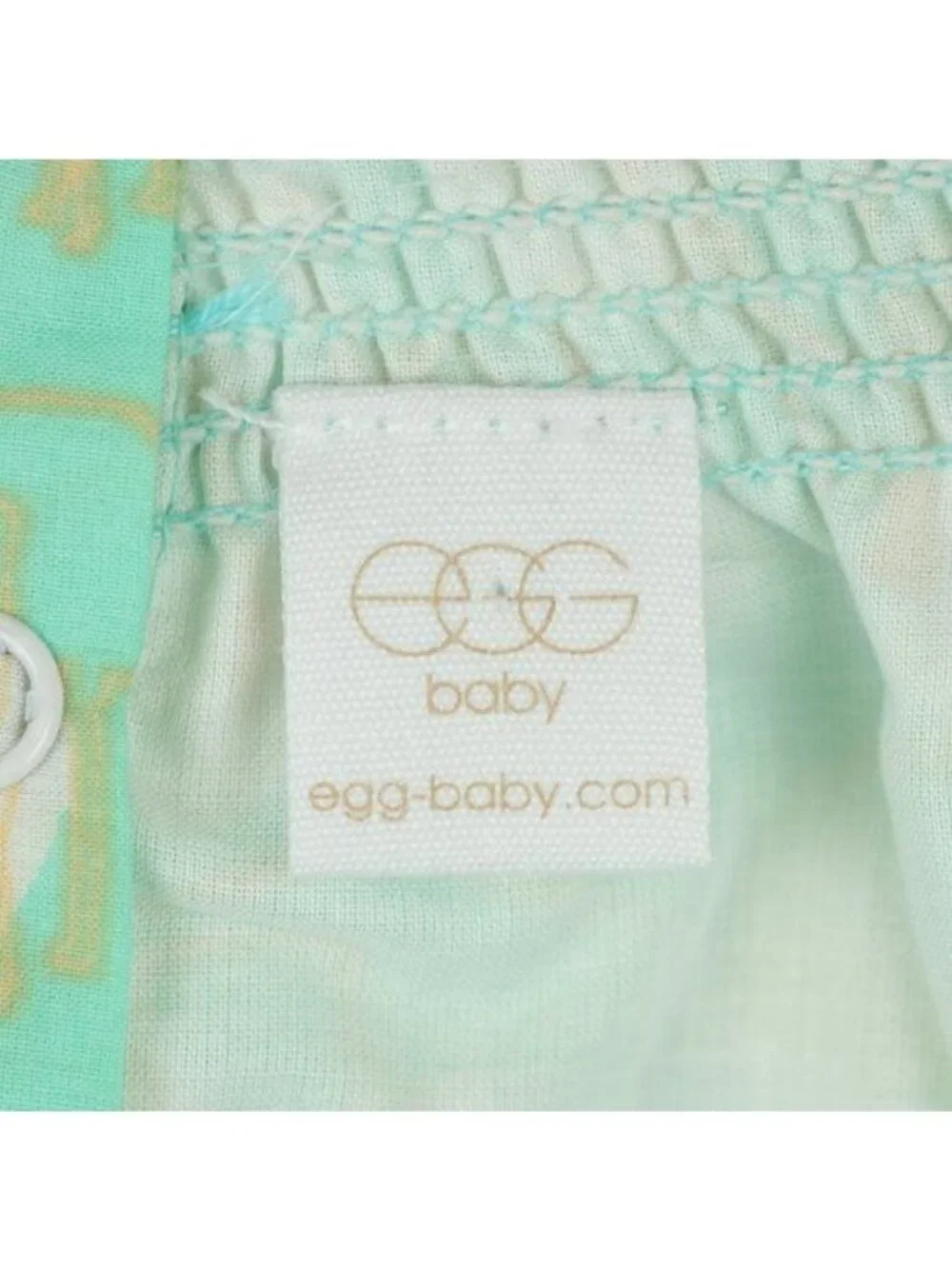 Egg Baby Infant 6-12 Months Green White Giraffe Polka Dot Short Sleeve Blouse